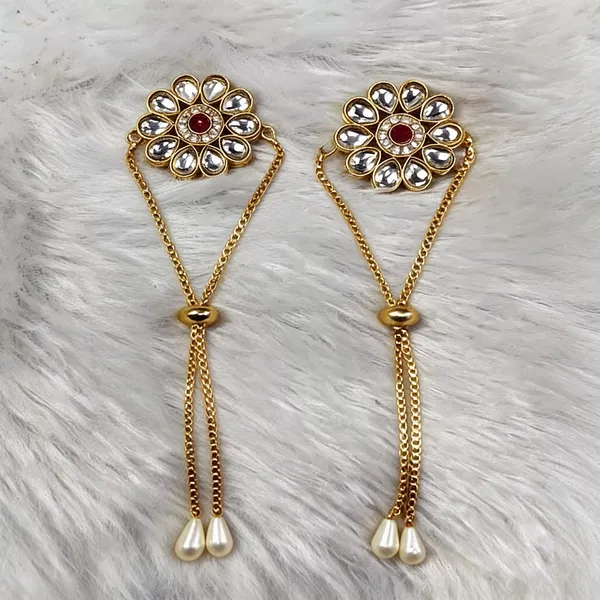White_Rakhi,_Bracelet_Alloy_For_Brother_And_Sister-In-Law_Pack_Of_2