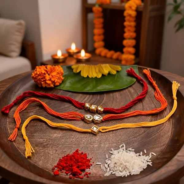 White_And_Red_Rakhi,_Chawal_Roli_Pack_Alloy_For_Brother_And_Sister-In-Law_Pack_Of_2