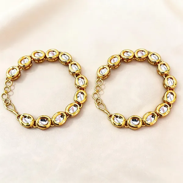 White_Bracelet_Alloy_For_Brother_And_Sister-In-Law_Pack_Of_2