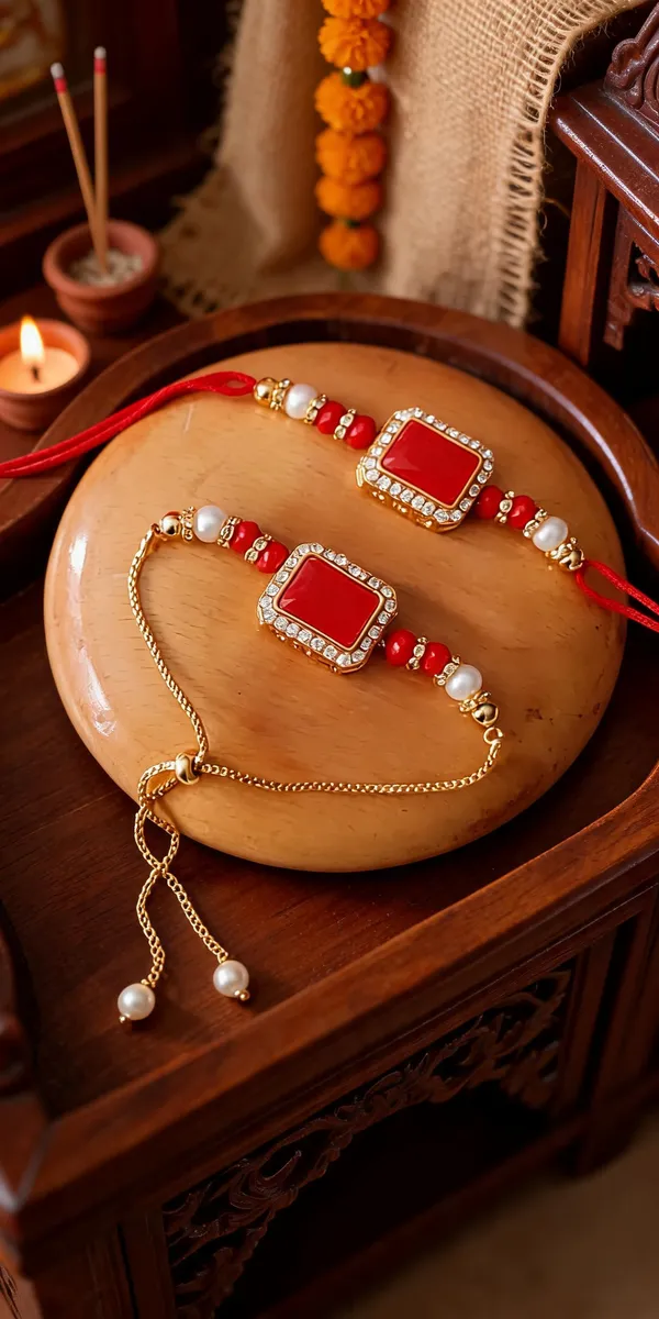 Red_Rakhi_Alloy_For_Brother_And_Sister-In-Law_Pack_Of_2