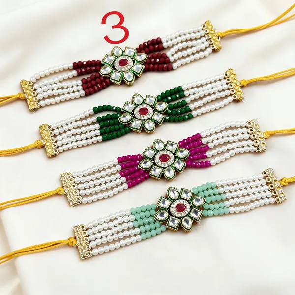 Multicolor_Rakhi,_Bracelet,_Chawal_Roli_Pack_Alloy_For_Unisex_Pack_Of_1