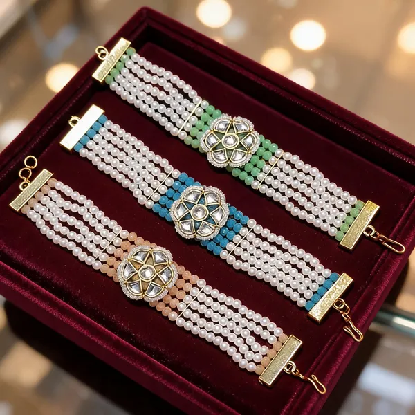 Multicolor_Rakhi,_Lumba,_Bracelet,_Chawal_Roli_Pack_Alloy_For_Brother_And_Sister-In-Law_Pack_Of_1