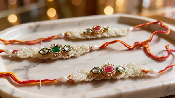 Multicolor_Rakhi,_Lumba,_Bracelet,_Chawal_Roli_Pack_Alloy_For_Brother_And_Sister-In-Law_Pack_Of_2