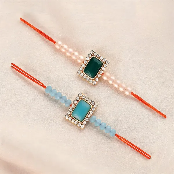 Green_And_White_Rakhi,_Lumba,_Bracelet,_Chawal_Roli_Pack_Alloy_For_Unisex_Pack_Of_2