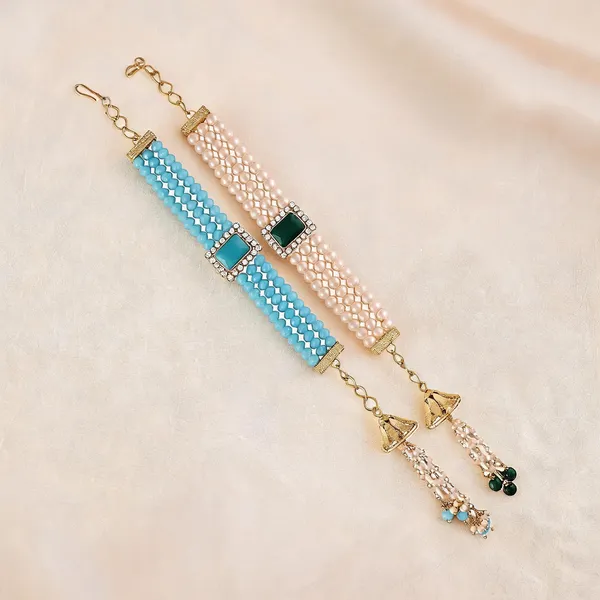 Multicolor_Rakhi,_Lumba,_Bracelet,_Chawal_Roli_Pack_Alloy_For_Brother_And_Sister-In-Law_Pack_Of_2