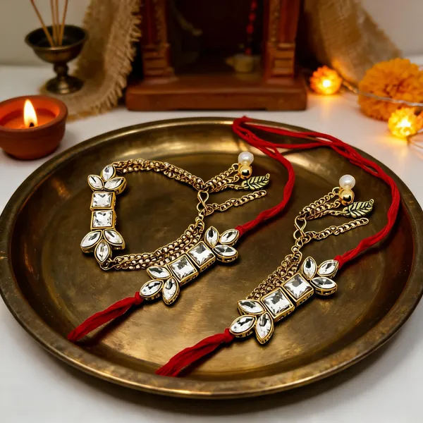 White_Rakhi_Alloy_For_Women_And_Men_Pack_Of_2