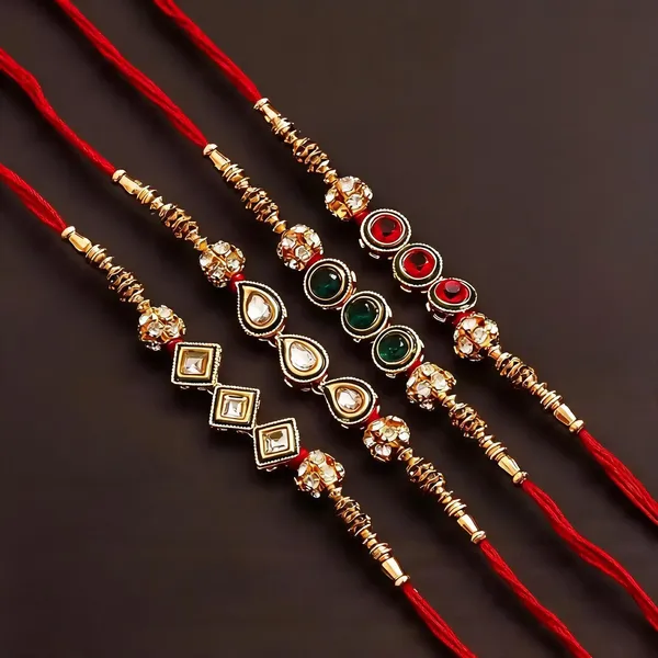 Multicolor_Rakhi_Alloy_For_Women_And_Men_Pack_Of_2