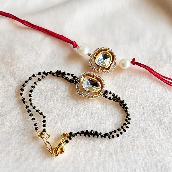 Multicolor_Rakhi,_Lumba,_Bracelet,_Chawal_Roli_Pack_Alloy_For_Brother_And_Sister-In-Law_Pack_Of_2