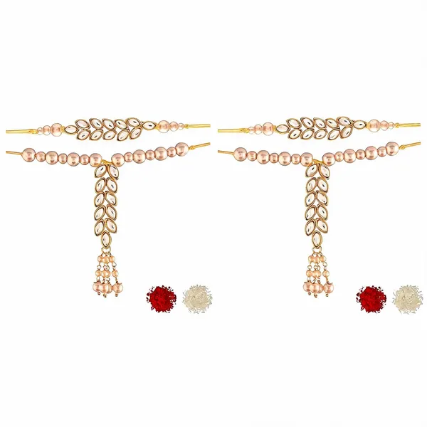 White_And_Yellow_Rakhi,_Lumba,_Bracelet,_Chawal_Roli_Pack_Alloy_For_Brother_And_Sister-In-Law_Pack_Of_2