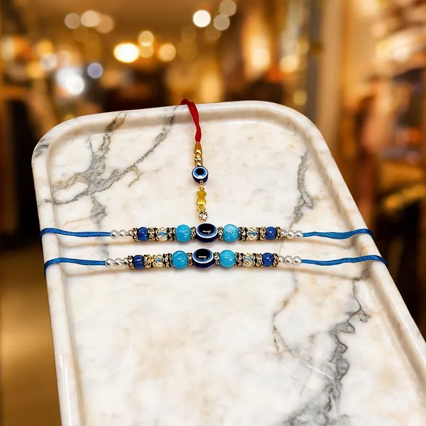 Blue_And_Red_Rakhi,_Lumba,_Bracelet,_Chawal_Roli_Pack_Alloy_For_Brother_And_Sister-In-Law_Pack_Of_2