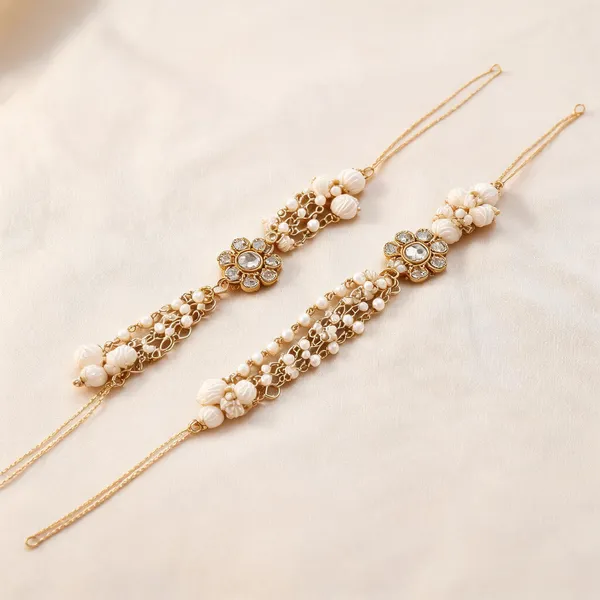 White_Rakhi,_Bracelet_Alloy_For_Brother_And_Sister-In-Law_Pack_Of_2