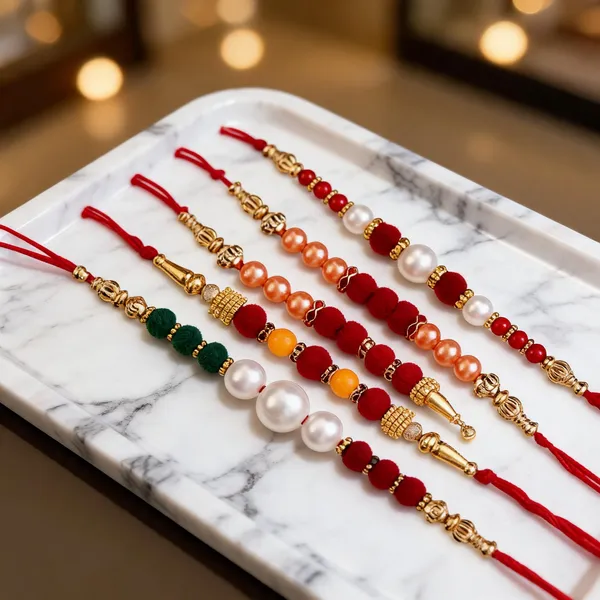 Multicolor_Rakhi,_Lumba,_Bracelet,_Bluetooth_Rakhi,_Chawal_Roli_Pack_Alloy_For_Brother_And_Sister-In-Law_Pack_Of_2