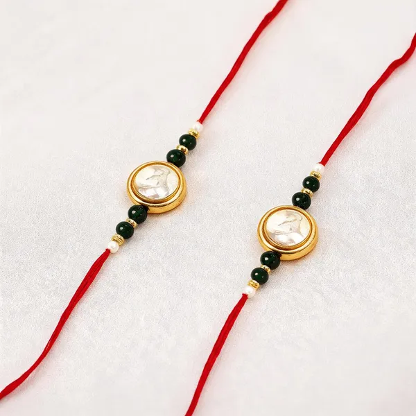 Red_And_White_Rakhi,_Lumba,_Bracelet,_Bluetooth_Rakhi,_Chawal_Roli_Pack_Alloy_For_Brother_And_Sister-In-Law_Pack_Of_2