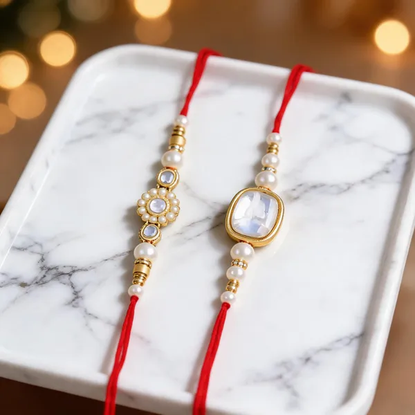 White_Rakhi,_Lumba,_Bracelet,_Bluetooth_Rakhi,_Chawal_Roli_Pack_Alloy_For_Brother_And_Sister-In-Law_Pack_Of_2