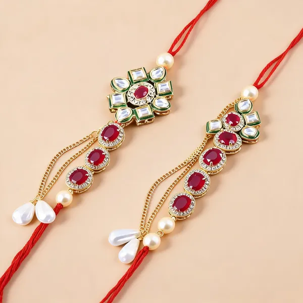 Pink_Rakhi_Alloy_For_Women_And_Men_Pack_Of_2