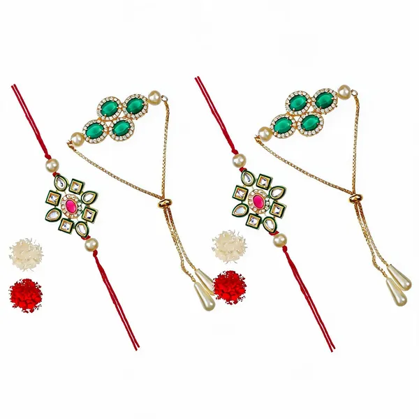 Green_Rakhi,_Chawal_Roli_Pack_Alloy_For_Women_And_Men_Pack_Of_2