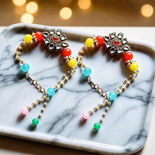 Multicolor_Bracelet_Alloy_For_Brother_And_Sister-In-Law_Pack_Of_2