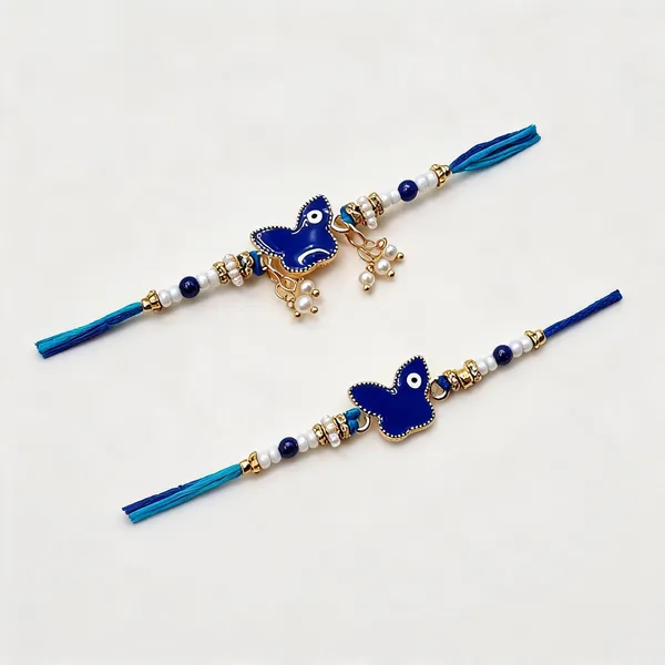 Blue_And_Sky_Blue_Rakhi,_Lumba_Alloy_For_Brother_And_Sister-In-Law_Pack_Of_2