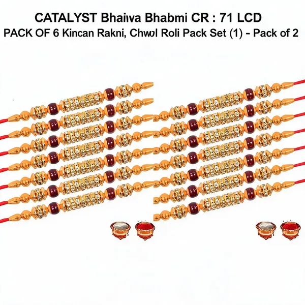 Lcd_Rakhi,_Chawal_Roli_Pack_Alloy_For_Brother_And_Sister-In-Law_Pack_Of_2