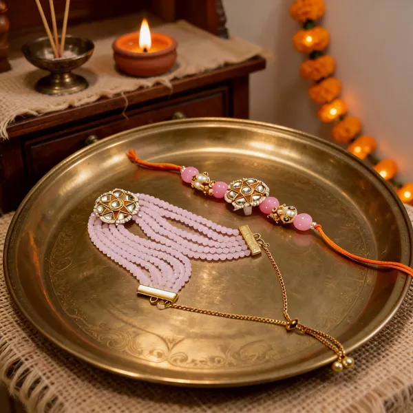 Light_Pink_Rakhi_Alloy_For_Brother_And_Sister-In-Law_Pack_Of_2