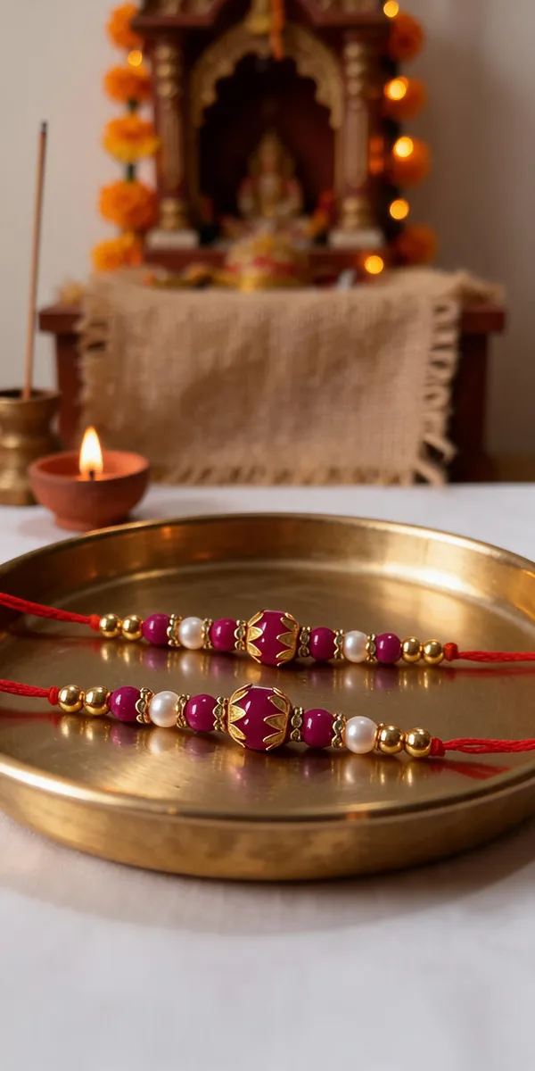 Multicolor_Rakhi_Alloy_For_Brother_And_Sister-In-Law_Pack_Of_2