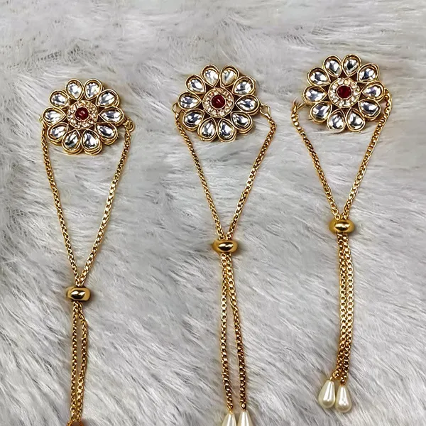 White_Rakhi,_Bracelet_Alloy_For_Brother_And_Sister-In-Law_Pack_Of_2