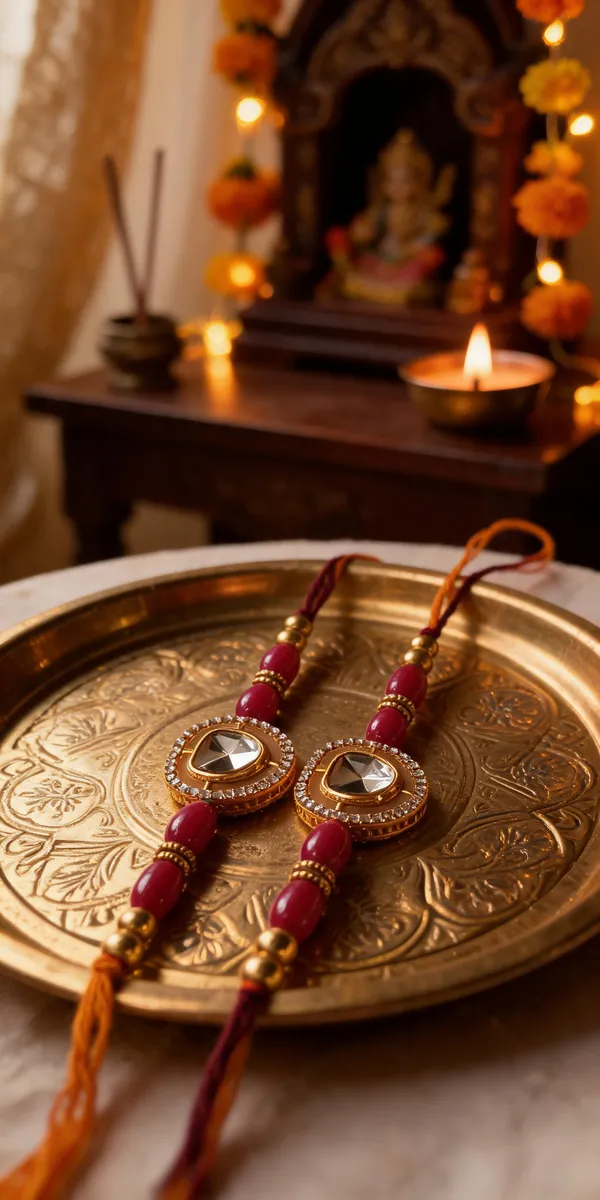 White_And_Pink_Rakhi_Alloy_For_Brother_And_Sister-In-Law_Pack_Of_2