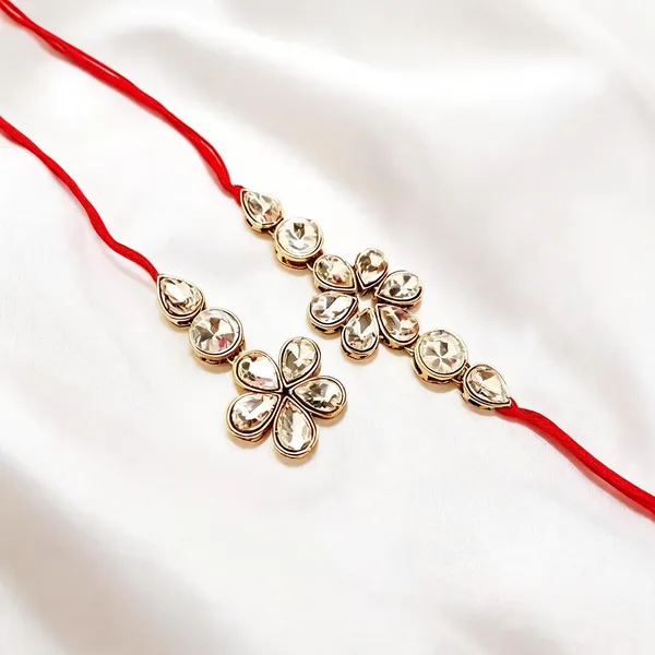 White_Rakhi,_Lumba,_Bracelet,_Chawal_Roli_Pack_Alloy_For_Brother_And_Sister-In-Law_Pack_Of_2