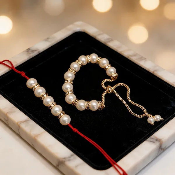 White_Rakhi,_Lumba,_Bracelet,_Chawal_Roli_Pack_Alloy_For_Brother_And_Sister-In-Law_Pack_Of_2