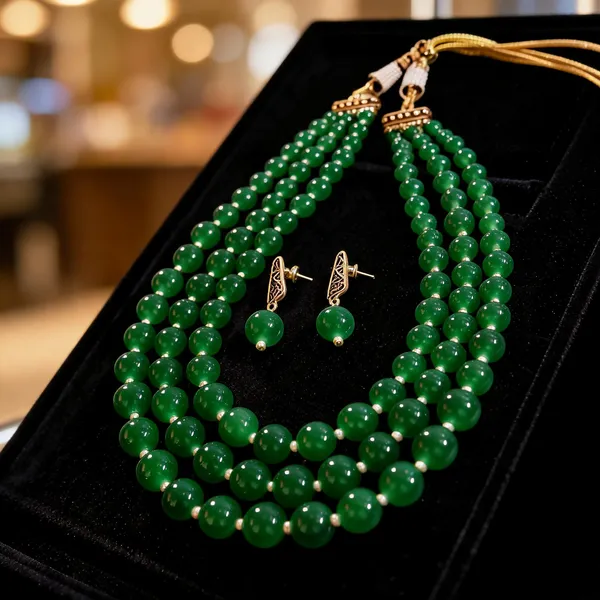 Green_Jewellery_Set_Alloy_For_Women_Pack_Of_1