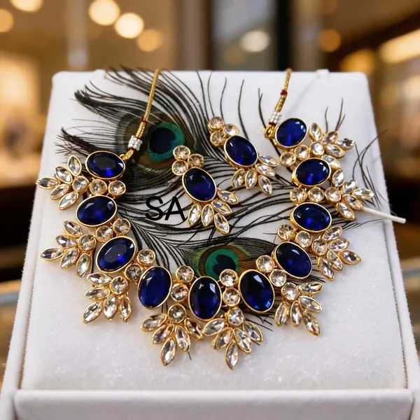 Blue_Jewellery_Set_Alloy_For_Women_Pack_Of_1