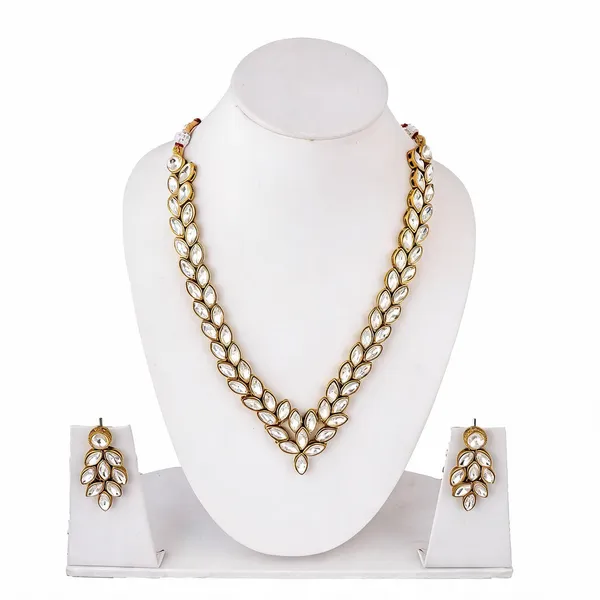 White_Jewellery_Set_Alloy_For_Women_Pack_Of_1