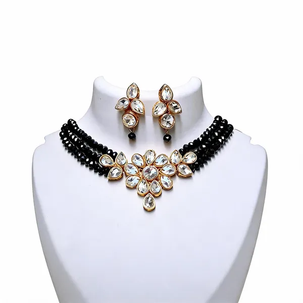 Black_Jewellery_Set_Alloy_For_Women_Pack_Of_1