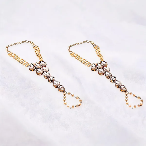 White_Bracelet_Alloy_For_Unisex_Pack_Of_2