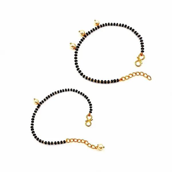Black_Bracelet_Alloy_For_Unisex_Pack_Of_2