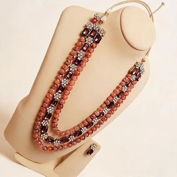 Brown_Jewellery_Set_Alloy_For_Women_Pack_Of_1