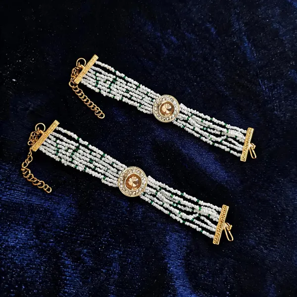 Green_Bracelet_Alloy_For_Unisex_Pack_Of_2