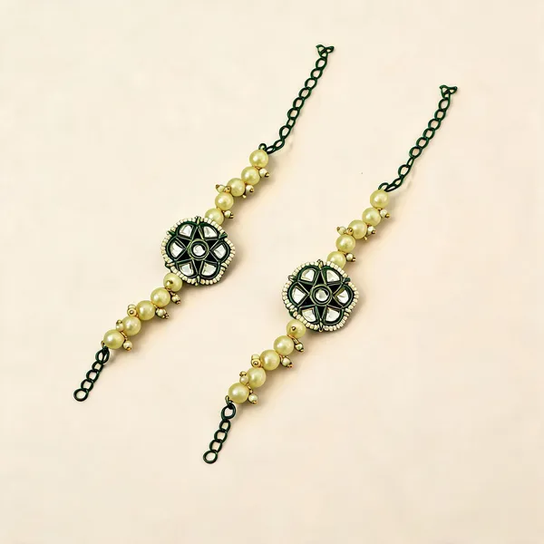 Green_Bracelet_Alloy_For_Unisex_Pack_Of_2