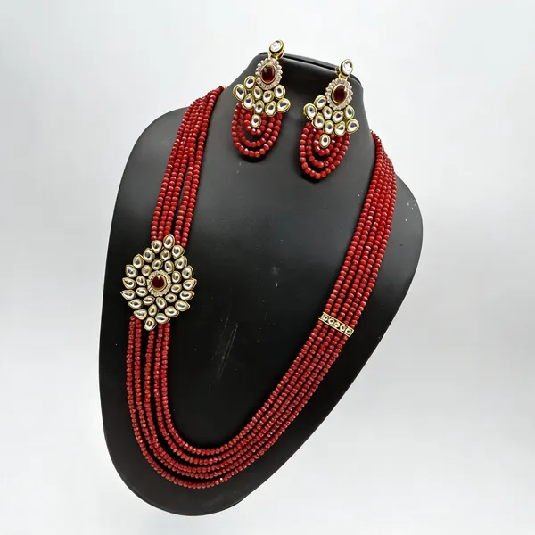 Maroon_Jewellery_Set_Alloy_For_Women_Pack_Of_1