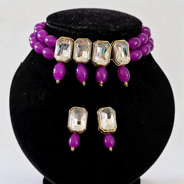 Purple_Jewellery_Set_Alloy_For_Women_Pack_Of_1