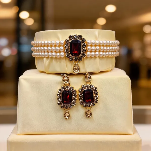 Maroon_And_Rose_Gold_Jewellery_Set_Alloy_For_Women_Pack_Of_1