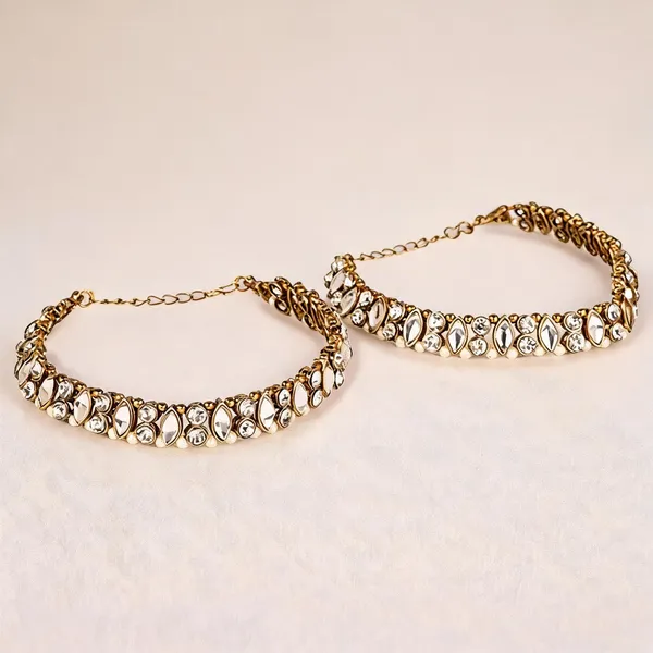White_Anklet_Alloy_For_Women_Pack_Of_1