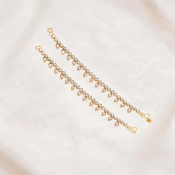 White_Anklet_Alloy_For_Women_Pack_Of_1