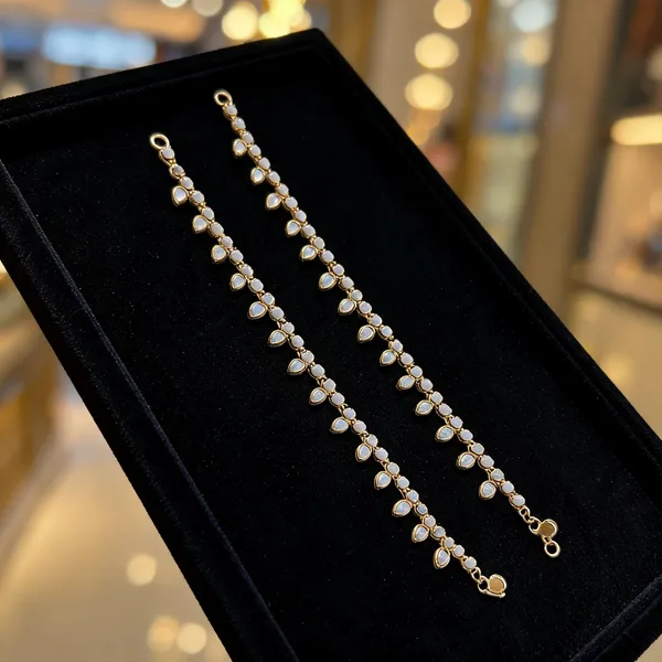 White_Anklet_Alloy_For_Women_Pack_Of_1
