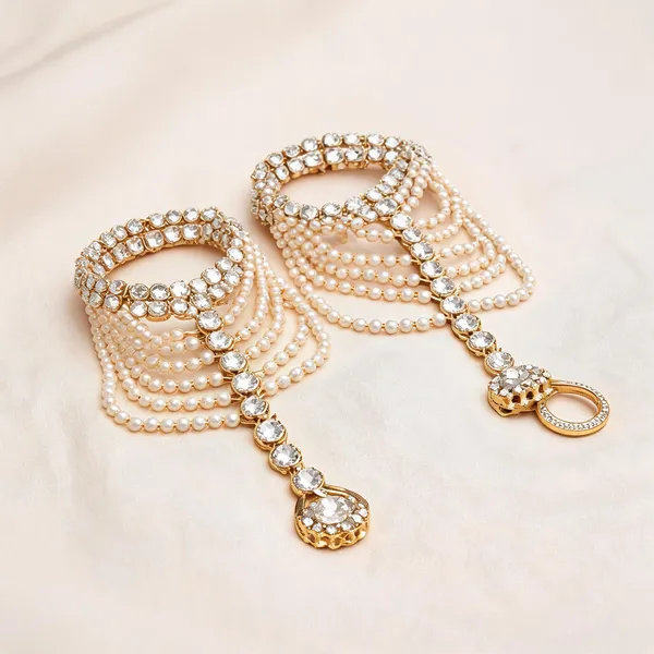 White_Anklet_Alloy_For_Women_Pack_Of_1