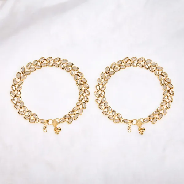 White_Anklet_Alloy_For_Women_Pack_Of_1