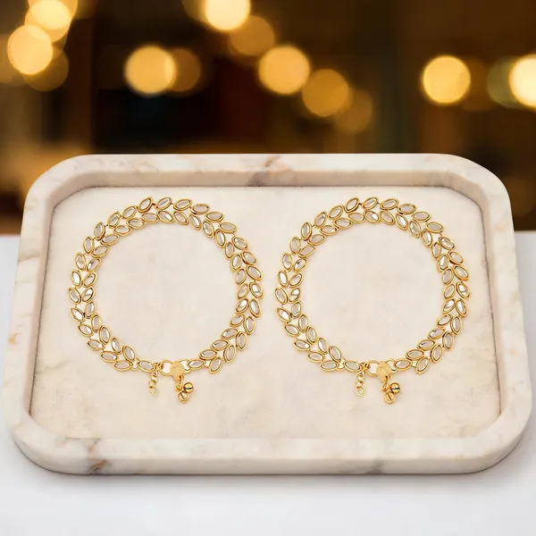 White_Anklet_Alloy_For_Women_Pack_Of_1