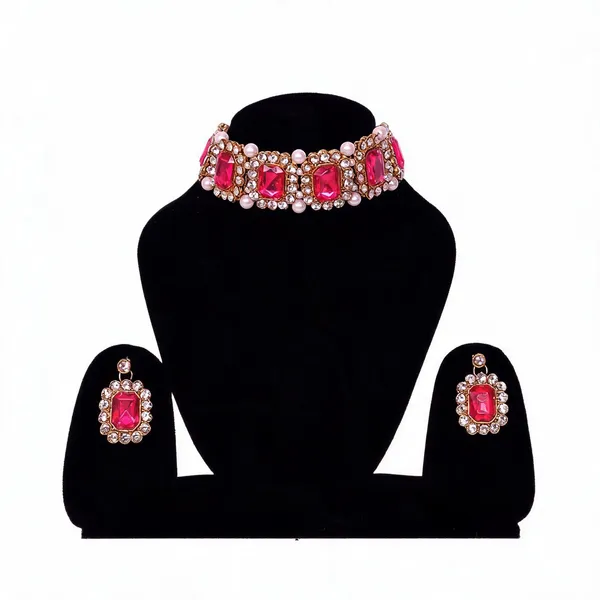 Pink_Jewellery_Set_Alloy_For_Women_Pack_Of_1