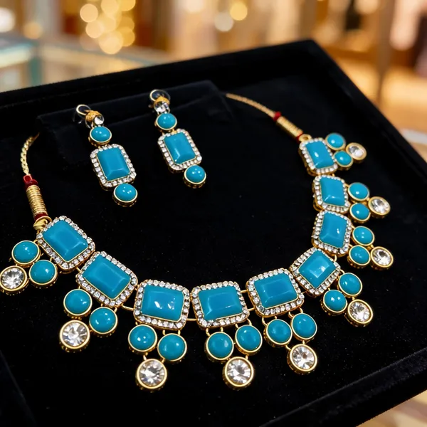 Blue_Jewellery_Set_Alloy_For_Women_Pack_Of_1