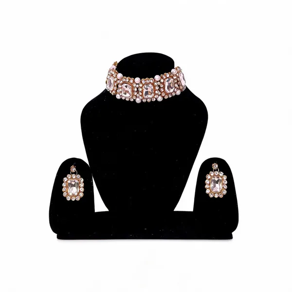 White_Jewellery_Set_Alloy_For_Women_Pack_Of_1